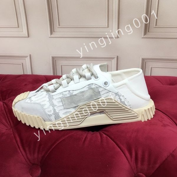 

2023 new luxurys designer mens causal shoes fashion woman leather lace up platform sole sneakers white men women, Black