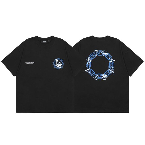 

luxury designer tshirt trapstar fashion womens and mens tees short sleeve and round neck t-shirt letter tee, White;black