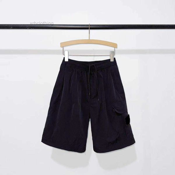 

men's shorts 23ss men short pants stone casual classic brand island spliced military is visual perception customized washed cotton mate, White;black