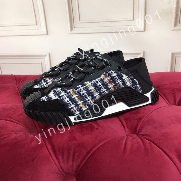 

2023 new luxurys designer mens causal shoes fashion woman leather lace up platform sole sneakers white mens womens, Black