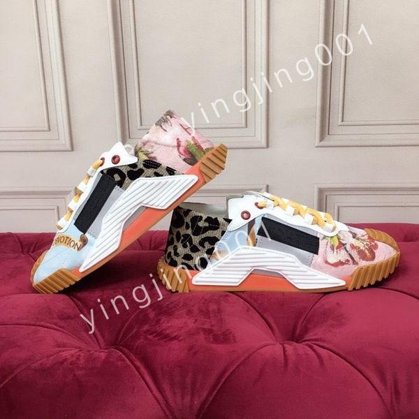 

new designer men causal shoes fashion woman leather lace up platform sole sneakers white black mens womens