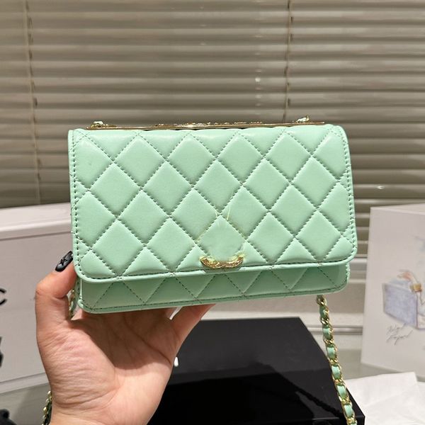 

women woc flap bag designer purse real leather metal gold letter hardware matelasse chain crossbody shoulder handbag luxury wallet sacoche c