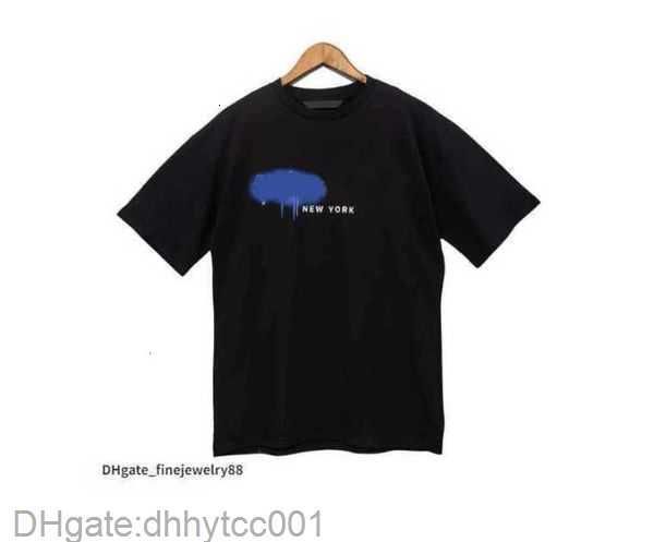 

shirt 23ss men's tshirts palms t palmangel city designer limited inkjet graffiti letter printing men's women's sailboat short, White;black