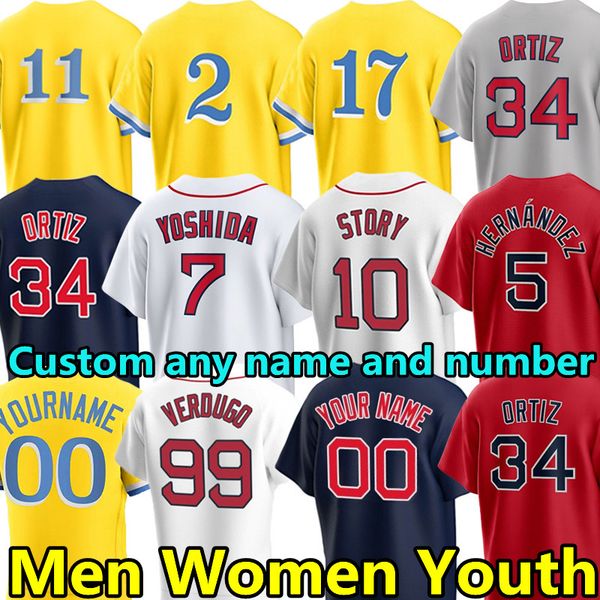 

7 yoshida masataka baseball jerseys trevor story david ortiz justin turner chris sale enrique hernandez rafael devers red alex verdugo adam, Blue;black