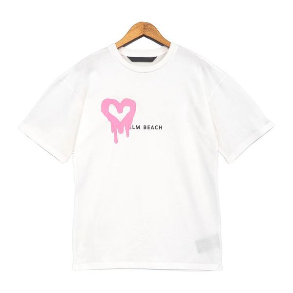 

mens women designers t shirt fashion men plam tee casual t-shirts man clothing street designer shorts sleeve clothes tshirts palms back lett, White;black
