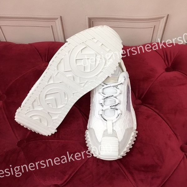 

2023 new luxury designer women men casual shoes fashion genuine leather trainers women's travel shoes sneakers platform lace up men, Black