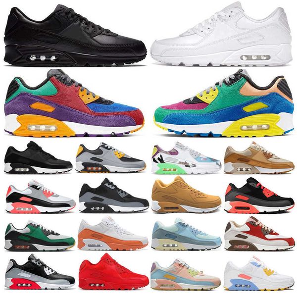 

classic 90 90s men women running shoes og designer bred am total be true camo green grape infrared london men trainers sneakers max big size