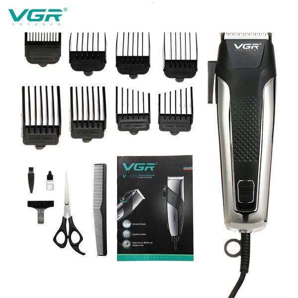 

hair trimmer vgr hair clipper professional electric machine hair cut magic clippers wired power electric trimmers kit clipper men 230428