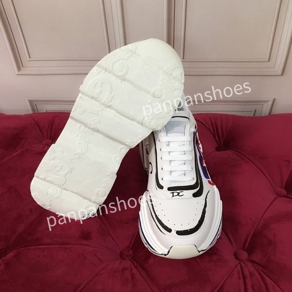 

2023new fashion casual shoes men designer leather lace-up sneaker fashion lady flat running trainers letters shoes platform men women gym sn, Black