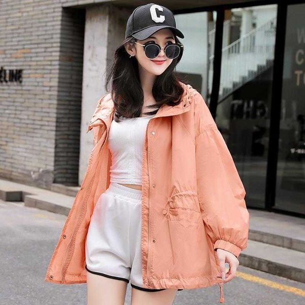 

thin sun jackets protection clothing for women summer windbreaker short small, Black;brown