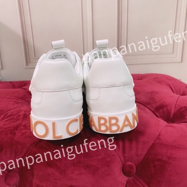 

2023 new luxurys designer casual shoes men shoe fashion sneakers lady white leather shoe lace-up sneaker platform shoess, Black