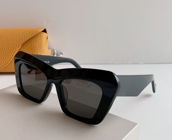 

fashion designer 40036 sunglasses for women vintage unique stereo acetate cat eye shape glasses outdoor trendy versatile style uv protection, White;black