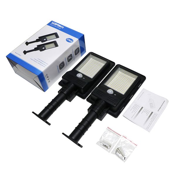 

umlight1688 power outdoor ip65 1000 lumen smd 168 leds integrated solar street light motion sensor solar lamps