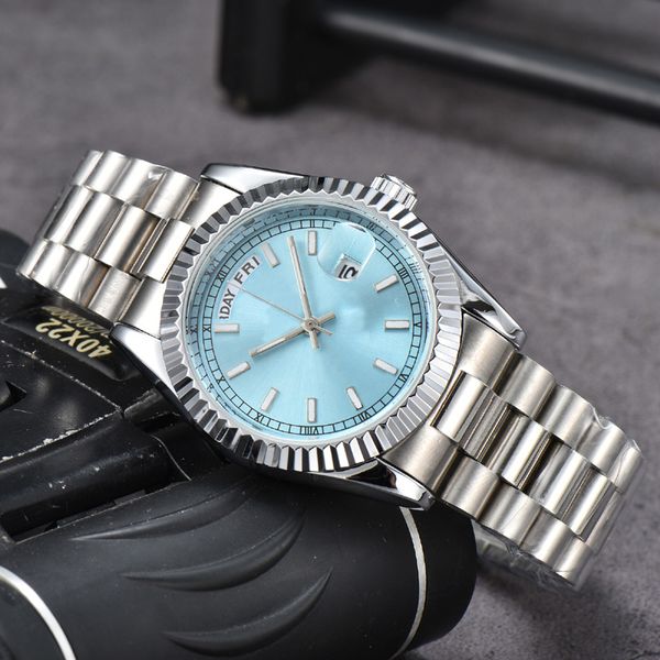 

r0lex wrist watches for men 2023 new mens watches all dial work quartz watch luxury brand clock men fashion rt02, Slivery;golden