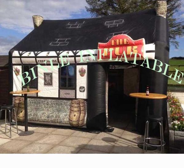 

5x4m arrival portable 5x4m inflatable pub bar tent house for outdoor party