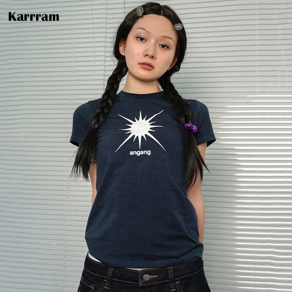 

camisoles tanks karrram japanese grunge print t shirts y2k harajuku short sleeve tee shirt korean fashion vintage dark aesthetics e girl 23, Black;white