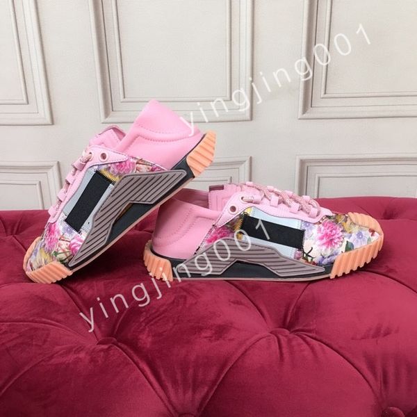 

2023 new luxurys designer men causal shoes fashion woman leather lace up platform sole sneakers white mens womens, Black