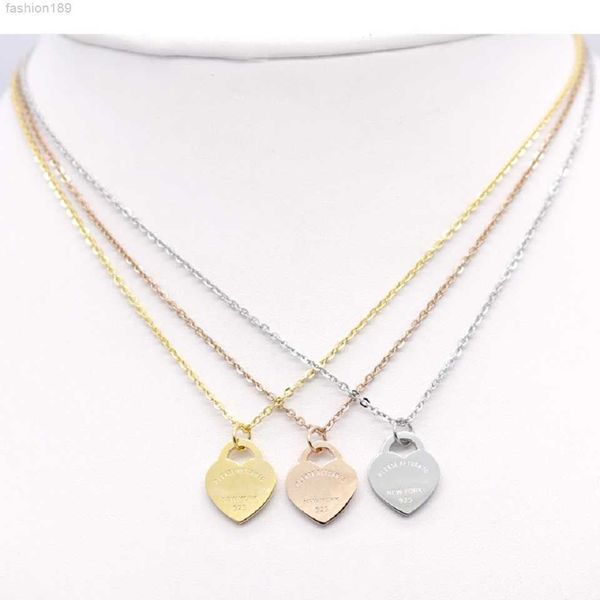 

designer jewellery gold chain men chains jewlery necklaces women heart pendant link jewelry pendants silver stainless steel gift