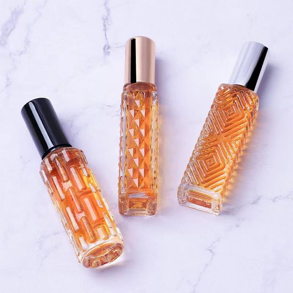 

200pcs/lot 10ml portable refillable perfume bottle spray glass bottle container empty spray atomizer refill travel cosmetic tool