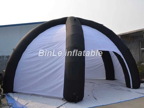 

8x4m inflatable spider tent dome shaped car tents garage with walls for sale