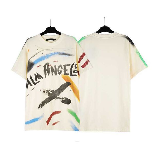 

summer pa men womens palm t shirt mans stylist tee guillotine bear palms printed short sleeve truncated bears angles tees angel t 0etl, White;black