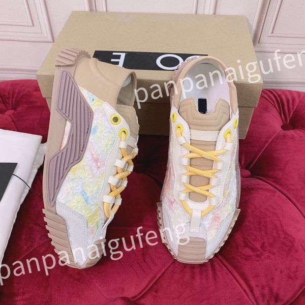 

2023 new luxury designer casual shoes mens shoe fashion sneakers lady white leather shoe lace-up sneaker platform shoess, Black