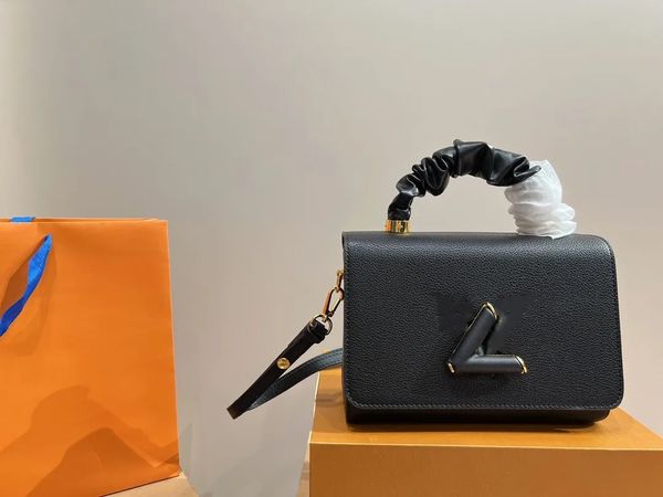 

mt twist bags denim epi designer women shoulder v lock flap chain handbags twists woman crossbody bag lady pochette tote middle size black h