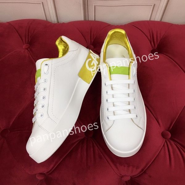 

new fashion casual shoes men designer leather lace-up sneaker fashion lady flat running trainers letters womans shoes platform women gym sne, Black