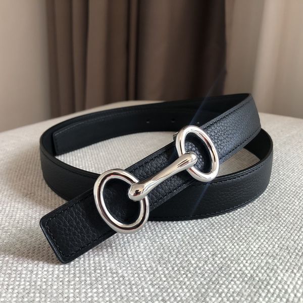 

designer belts for womens designer belts letter h 2.4cm width gold silver buckle 95-115 size genuine leather geometric buckle fashion black, Black;brown