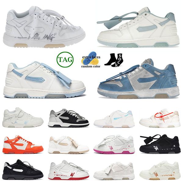 

2023 mens womens casual fashion shoe designer out of office white black dark blue black white lilac navy blue orange blue sand triple white