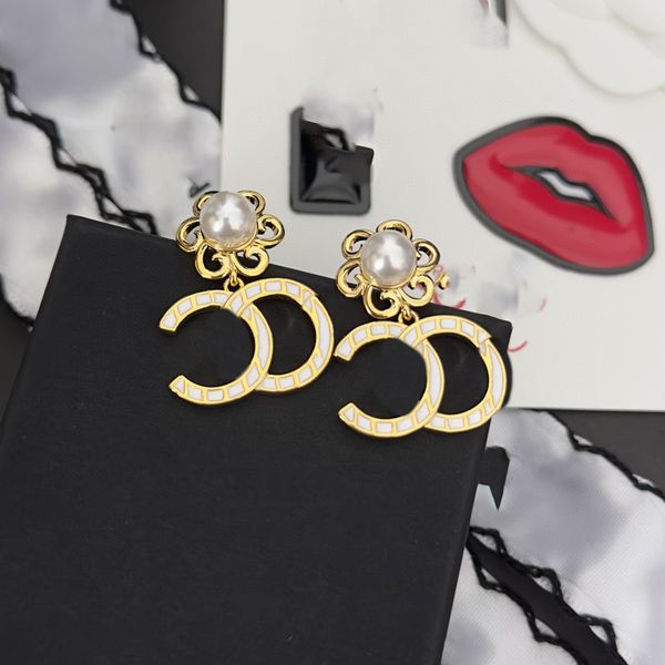 

designer letter c earring fashion ccity stud earing for lady women party jewelry gold earrings wedding engagement woman gift ty5, Golden;silver
