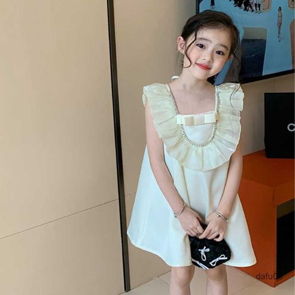 

girl's dresses menoea baby girl beige dress ruffles girls princess dresses summer new sleeveless dress children kids clothes party dres, Red;yellow