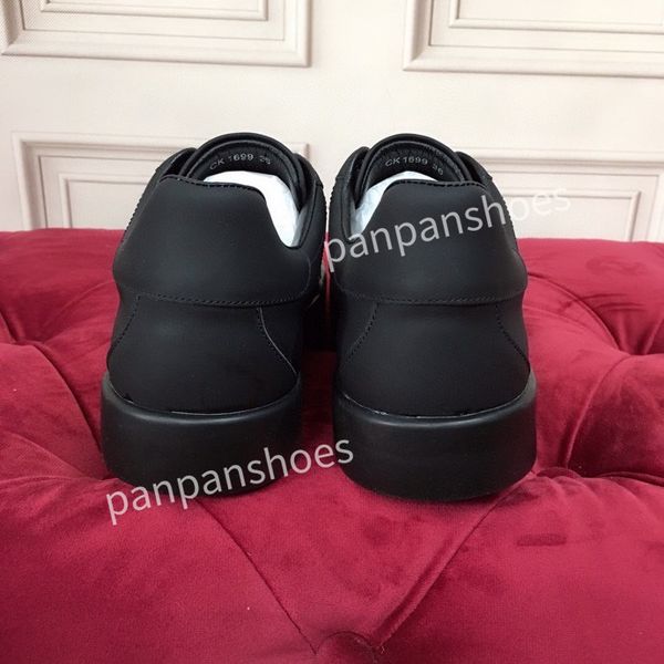 

2023new fashion casual shoes mens designer leather lace-up sneaker fashion lady flat running trainers letters womans shoes platform womens g, Black
