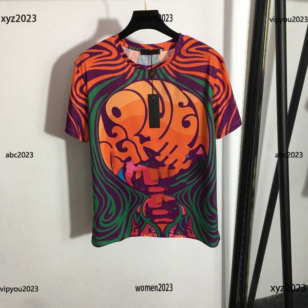 

luxury round neck tees designers t-shirts fashion t shirts women abstract letter printing slim fit short sleeve t-shirt short sleeve, White