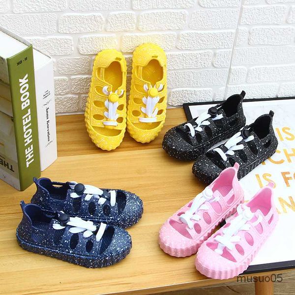 

sandals news summer baby sandals boys girls beach breathable soft fashion sports kids shoes, Black;red