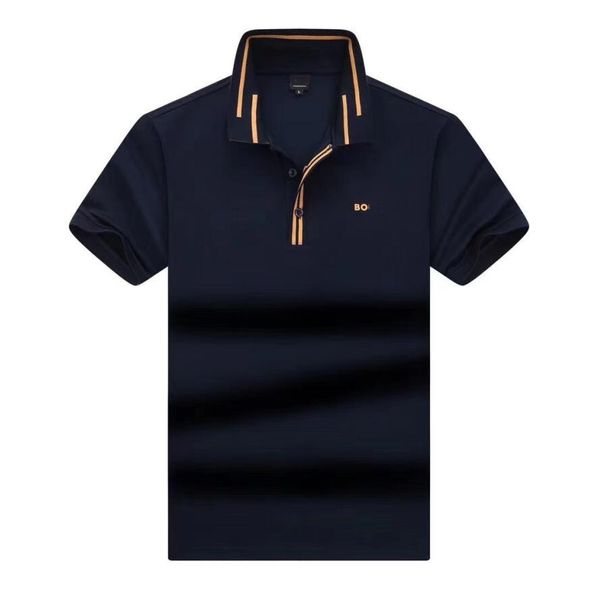

stylist polo shirts luxury men mens clothes short sleeve fashion casual men's summer t shirt black colors are available size m-3xl vljy, White;black