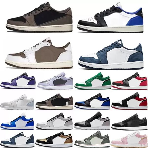 

bicycle shoes og men women jumpman 1 low basketball shoes 1s triple white shadow university blue unc black bred toe paris chicago light