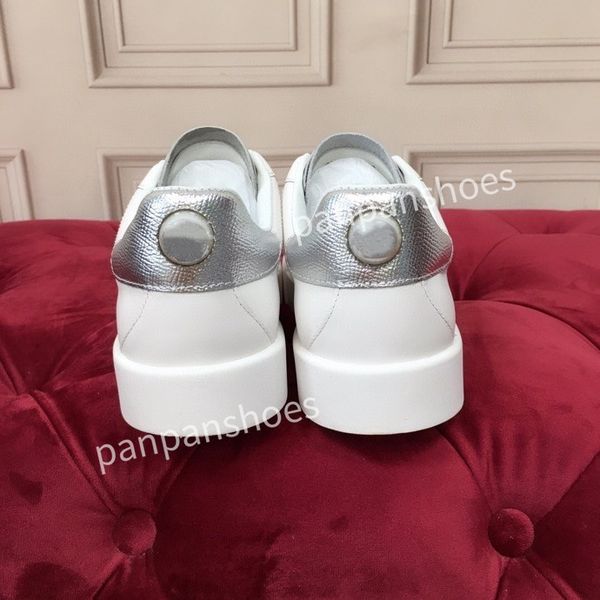 

new brand casual shoes women designer travel leather lace-up sneaker fashion lady flat running trainers letters woman shoes platform mens gy, Black