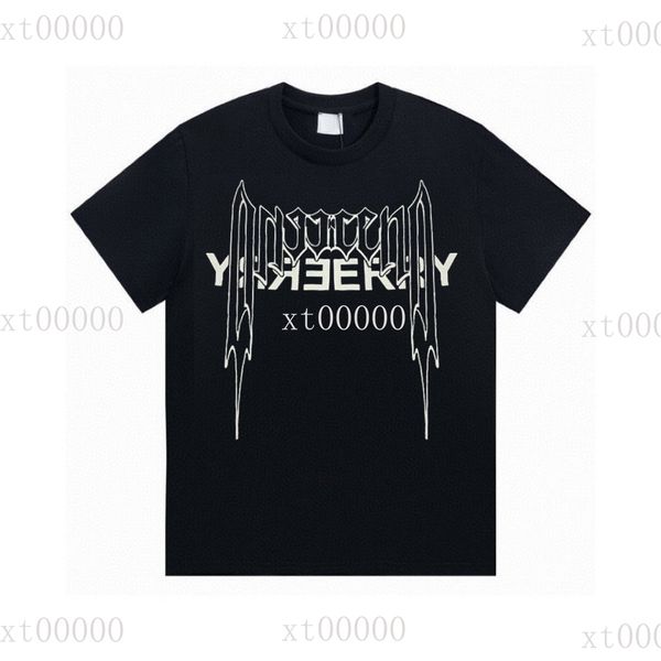 

22ss designer letter printed t shirts tee sweatshirt fashion high street short sleeves summer casual t-shirt breathable men women crew neck, Black;brown