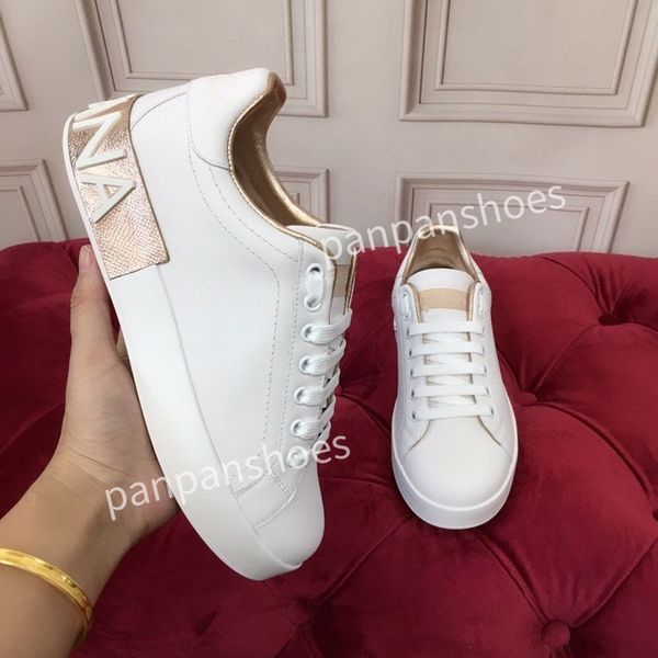 

2023new fashion casual shoes mens designer leather lace-up sneaker fashion lady flat running trainers letters womans shoes platform women gy, Black