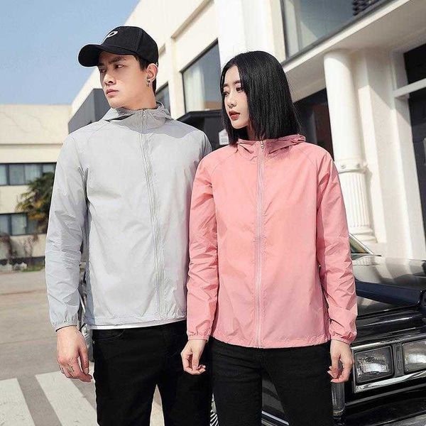 

sun protective clothing mens summer womens jackets ultra thin skin windbreaker, Black;brown
