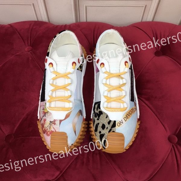 

2023 designer women men casual shoes fashion genuine leather trainers women's travel shoes sneakers platform lace up men, Black