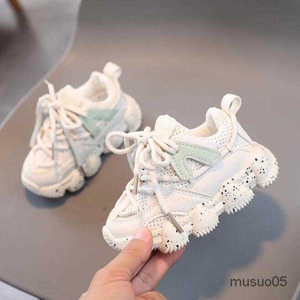 

athletic outdoor children boys sneakers girls sport child leisure trainers casual breathable kids running basketball shoes, Black