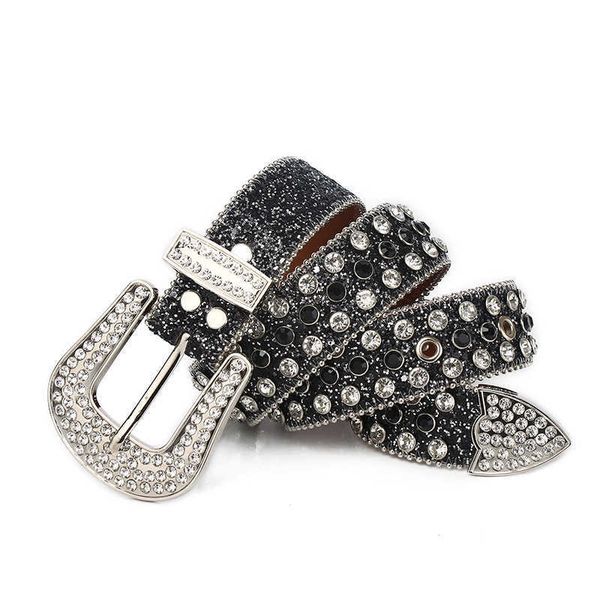 

suspenders 2023 hip hop punk fashion water diamond waist cover belt, Black;brown