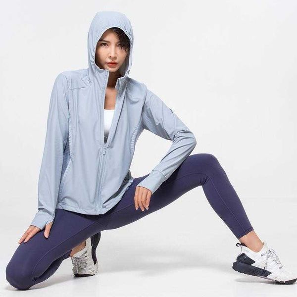 

ice feeling hooded sun proof womens jackets outdoor riding summer thin uv, Black;brown