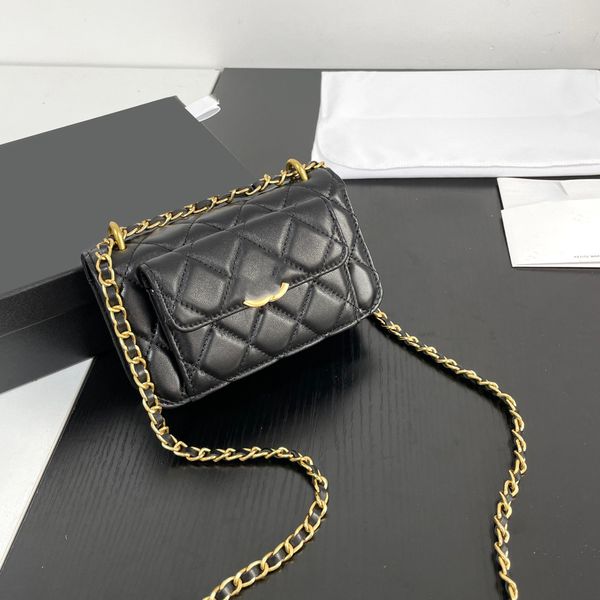 

womens designer phone holder vanity woc bags card holder wallet gold metal hardware matelasse chain crossbody shoulder handbags caviar leath