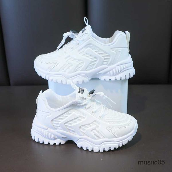 

athletic outdoor new sports kids mesh anti-slippery boys casual for children sneakers girlstenis surface platform running shoes, Black