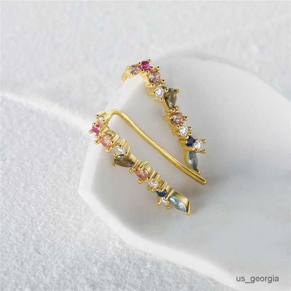 

stud trend gift 925 sterling silver stud earring for women round bead earrings ear climber luxury jewelry, Golden;silver