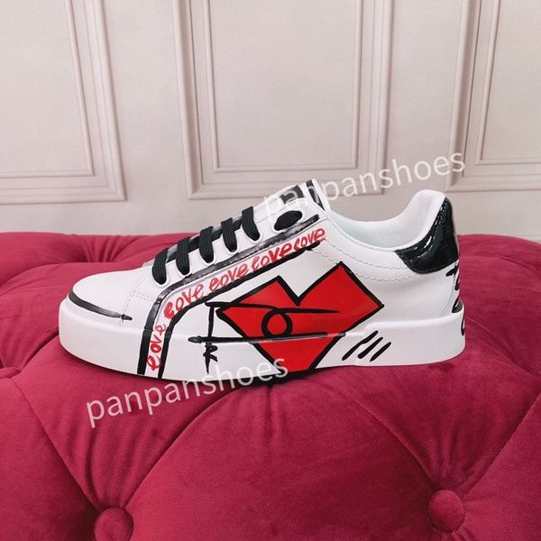 

2023new fashion casual shoes men designer leather lace-up sneaker fashion lady flat running trainers letters woman shoes platform mens gym s, Black