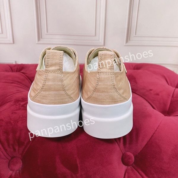 

2023fashion brand casual shoes womens designer leather lace-up sneaker fashion lady flat running trainers letters womans shoes platform men, Black